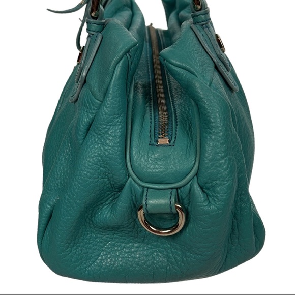 MARC BY MARC JACOBS CLASSIC Q GROOVEE LEATHER, Turquoise blue bag - Picture 8 of 16